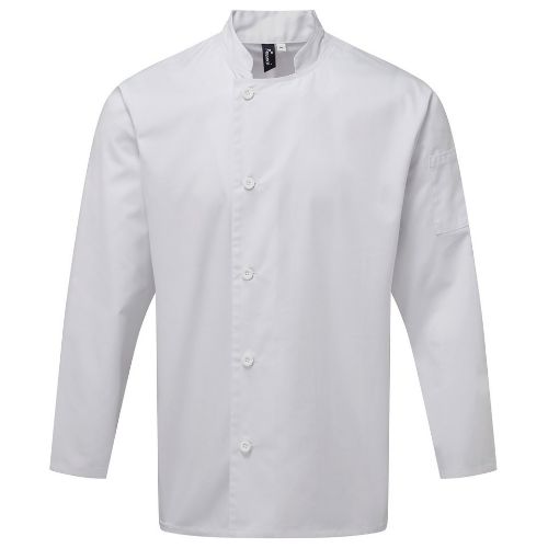 Premier Chef's Essential Long Sleeve Jacket White