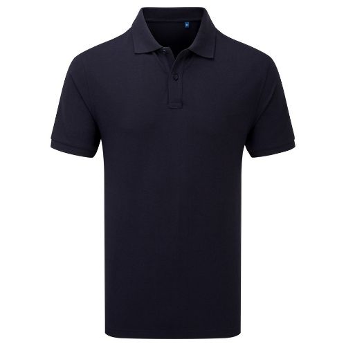 Premier Unisex Short Sleeve Polo Shirt, Powered By Heiq Viroblock Navy