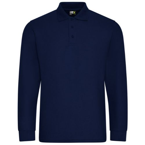 Prortx Pro Long Sleeve Polo Navy