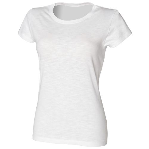 Sf Women's Slub T-Shirt White