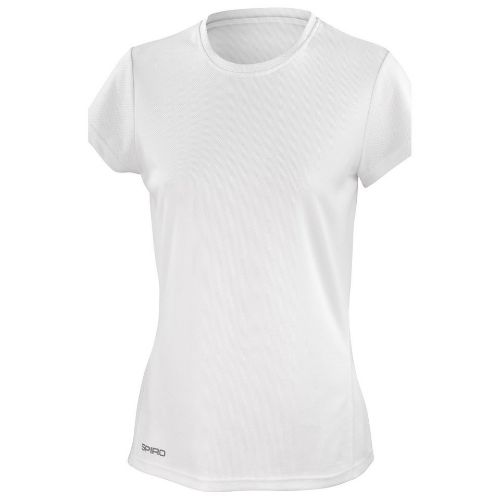 Spiro Women's Spiro Quick-Dry Short Sleeve T-Shirt White