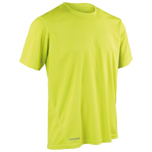 Spiro Spiro Quick-Dry Short Sleeve T-Shirt Lime Green