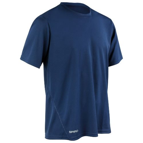Spiro Spiro Quick-Dry Short Sleeve T-Shirt Navy