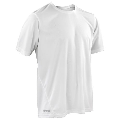 Spiro Spiro Quick-Dry Short Sleeve T-Shirt White