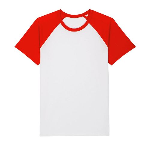 Stanleystella Catcher Unisex Short Sleeve T-Shirt (Sttu825) White/Bright Red