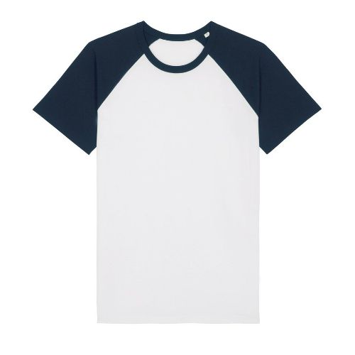 Stanleystella Catcher Unisex Short Sleeve T-Shirt (Sttu825) White/French Navy