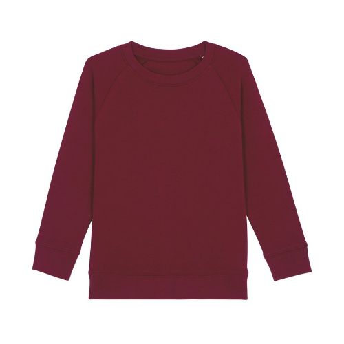 Stanleystella Kids Mini Scouter Iconic Crew Neck Sweatshirt (Stsk916) Burgundy