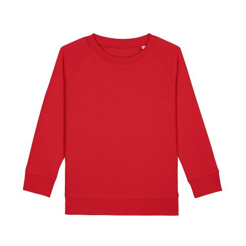 Stanleystella Kids Mini Scouter Iconic Crew Neck Sweatshirt (Stsk916) Red