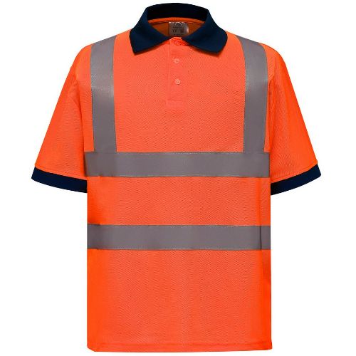 Yoko Hi-Vis Short Sleeve Polo (Hvj210) Orange