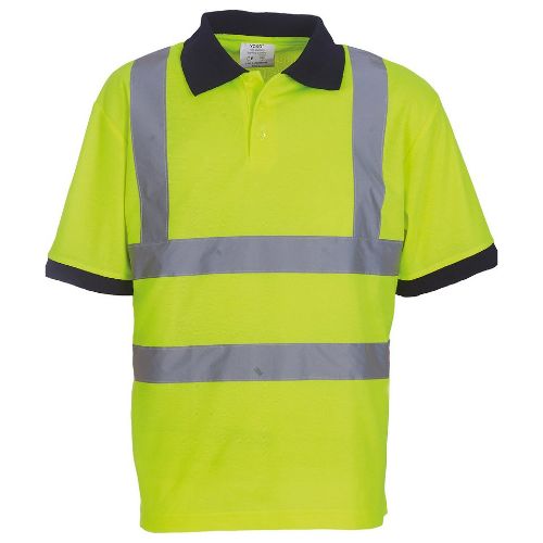 Yoko Hi-Vis Short Sleeve Polo (Hvj210) Yellow