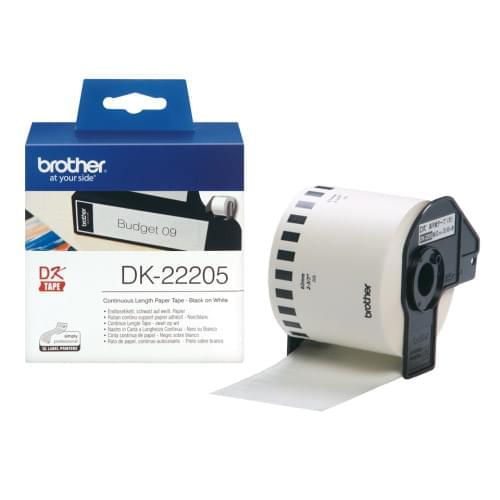 Brother DK22205 Continuous Paper Roll 62mmx30m