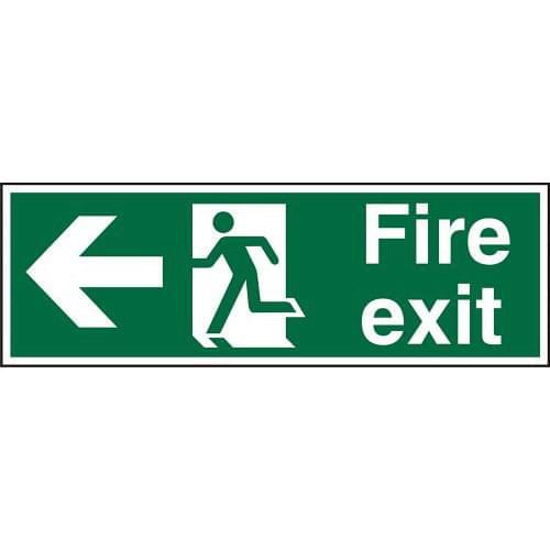 Fire Exit Left Sign