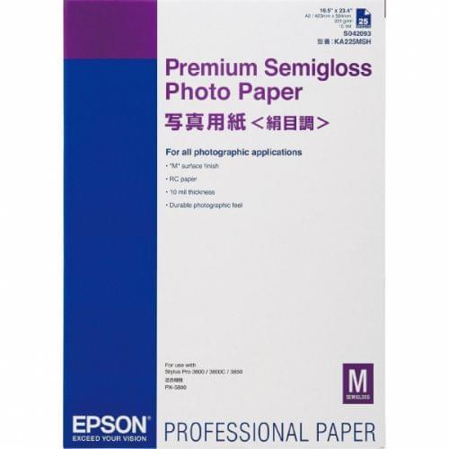 Epson C13S042093 Semi Gloss Photo Paper A2 25 Sheets