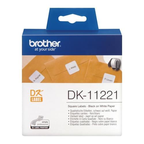 Brother DK11221 Label Roll 23mmx23mm 1000