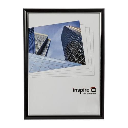 Inspire For Business Certificate A4 Back Loader Black Frame