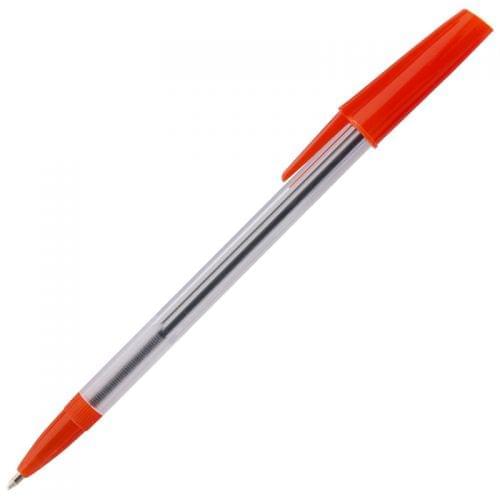 ValueX White Box Ballpoint Pen Red (Pack 50)