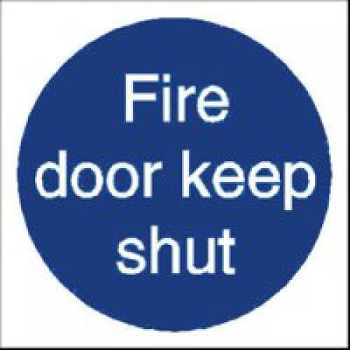 Fire Door Keep Shut Sign