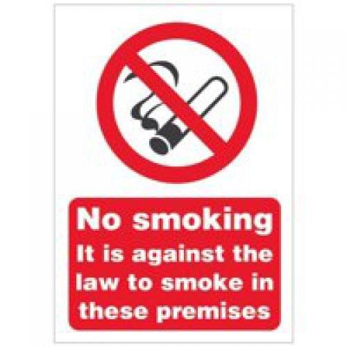 No Smoking Premises Sign