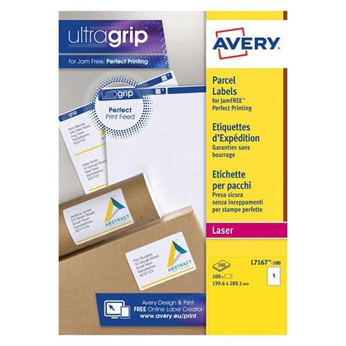 Avery Shipping Labels 200x289mm L7167-100 1 Per Sheet PK100