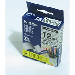 Brother TZEFX231 Black On White Flexible Label Tape 12mmx8m - 