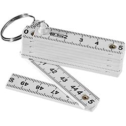 Harvey 0.5 metre foldable ruler keychain