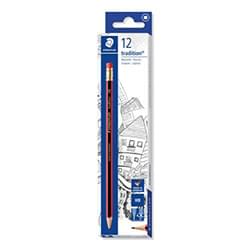 Staedtler 112 Tradition HB Pencil Rubber Tip PK12