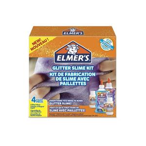 Elmers Glitter Slime Kit with Purple and Blue
