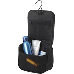Suite compact toiletry bag with hook