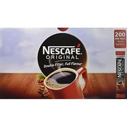 Nescafe Original One Cup Instant Coffee Sticks (Pack 200)