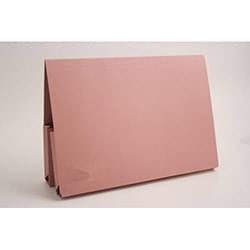 Guildhall FS Double Pocket Manilla Legal Wallet Pink PK25