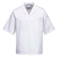Portwest Bakers Shirt Short Sleeve White