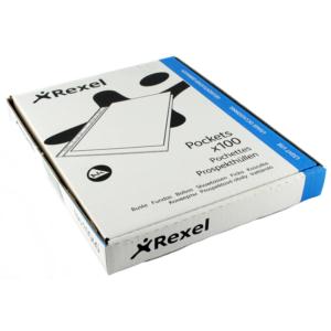 Rexel Superfine Punched Pocket A4 55 Micron 11040 (PK100)