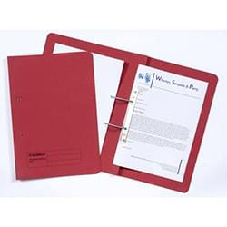 Guildhall Transfer Spring Files 38mm Foolscap Red PK50