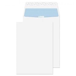Blake Premium Office Pocket Gusset Envelope C4 Peel and Seal Plain 25mm Gusset 140gsm White Wove (Pack 100)