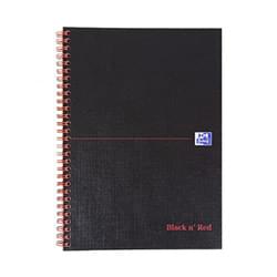 Black N Red Twin Wire Notebook B5 140P 90G PK5