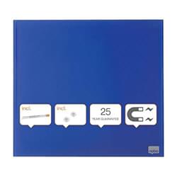 Nobo Diamond Drywipe Board Magnetic 450x450mm Blue
