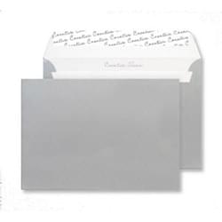 Blake Creative Shine Wallet Envelope C5 Peel and Seal Plain 130gsm Metallic Silver (Pack 25)