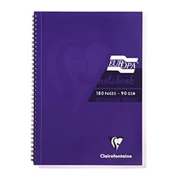 Europa A4 Sidebound Notebook Purple PK5