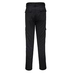 Portwest Slim Fit Combat Trousers Black