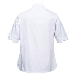 Portwest Rachel Chef Jacket  Short Sleeves White