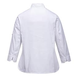 Portwest Rachel Chef Jacket  Long Sleeves White