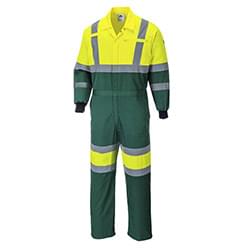 Portwest Hi-Vis Coverall Yellow/Green