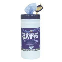Portwest Surface Sanitiser Wipes Blue - Surface Sanitiser Wipes