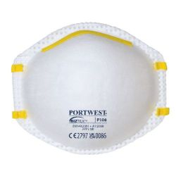 Portwest FFP1 Respirator Blister Pack (3) White White - 