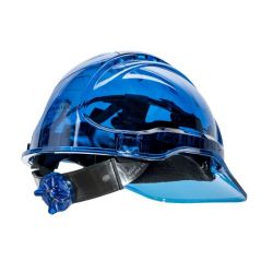 Portwest Peak View Ratchet Hard Hat Vented Blue - Peak View Ratchet Vent Helmet