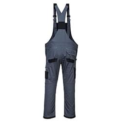 Portwest PW3 Urban Work Bib & Brace Zoom Grey/Black