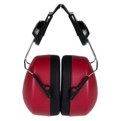 Portwest Clip-On Ear Protector Red - ClipOn Ear Muffs EN352