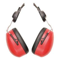 Portwest Endurance Clip-On Ear Muffs Red - Endurance Clip-On Ear Muffs