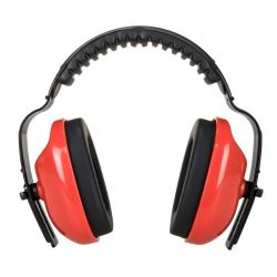 Portwest PW Classic Plus Ear Muff Red - Classic Plus Ear Protector