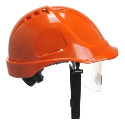 Portwest Endurance Visor Helmet Orange - Endurance Spec Visor Helmet